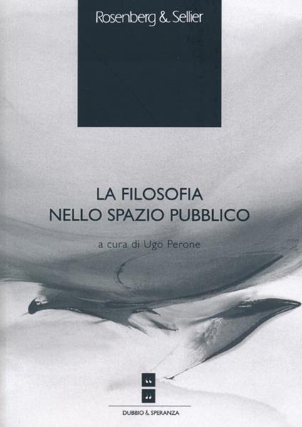 La filosofia nello spazio pubblico - copertina