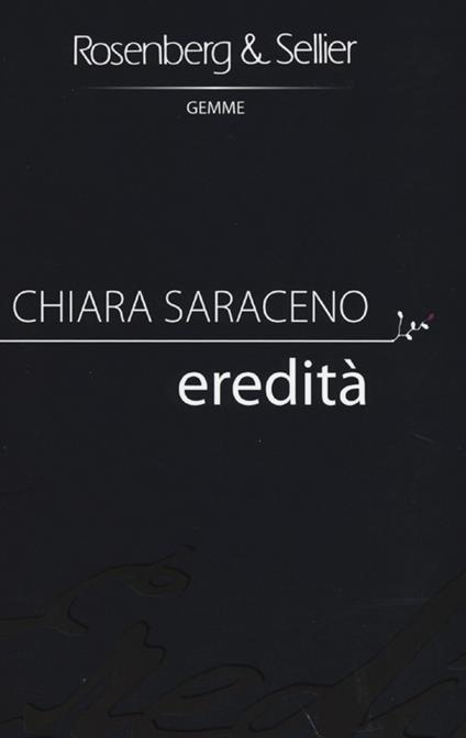 Eredità - Chiara Saraceno - copertina