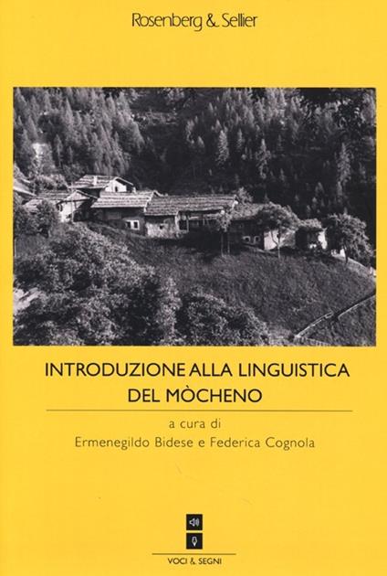 Introduzione alla linguistica del mòcheno - copertina