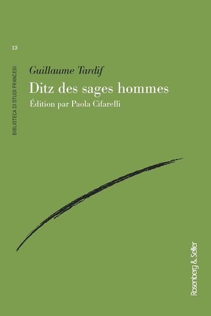 Ditz des sages hommes - Guillaume Tardif - copertina