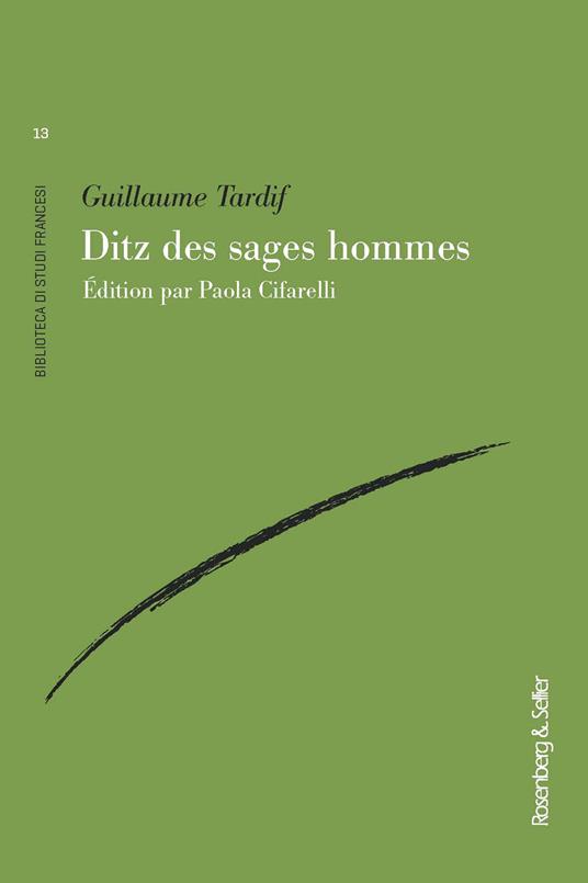 Ditz des sages hommes - Guillaume Tardif - copertina