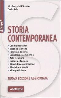 Storia contemporanea - Nicolangelo D'Acunto,Carlo Sala - copertina