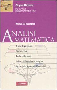 Analisi matematica - Alfredo De Arcangelis - copertina