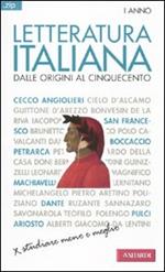 Letteratura italiana. Vol. 1: Dalle origini al Cinquecento.