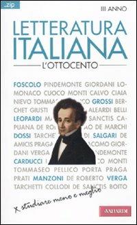 Letteratura italiana. Vol. 3: L'Ottocento. - Antonello Galimberti - copertina