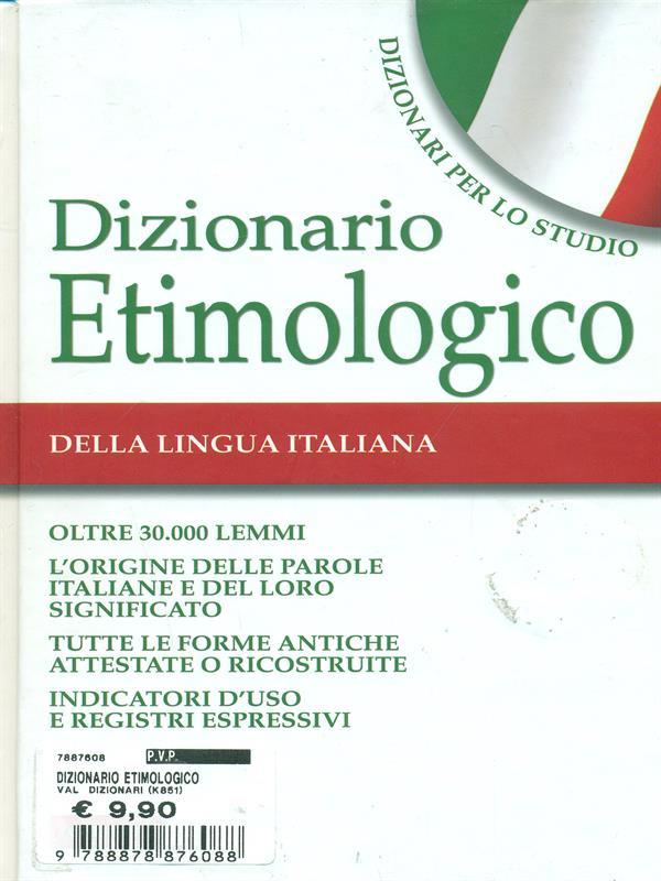 Dizionario etimologico maxi