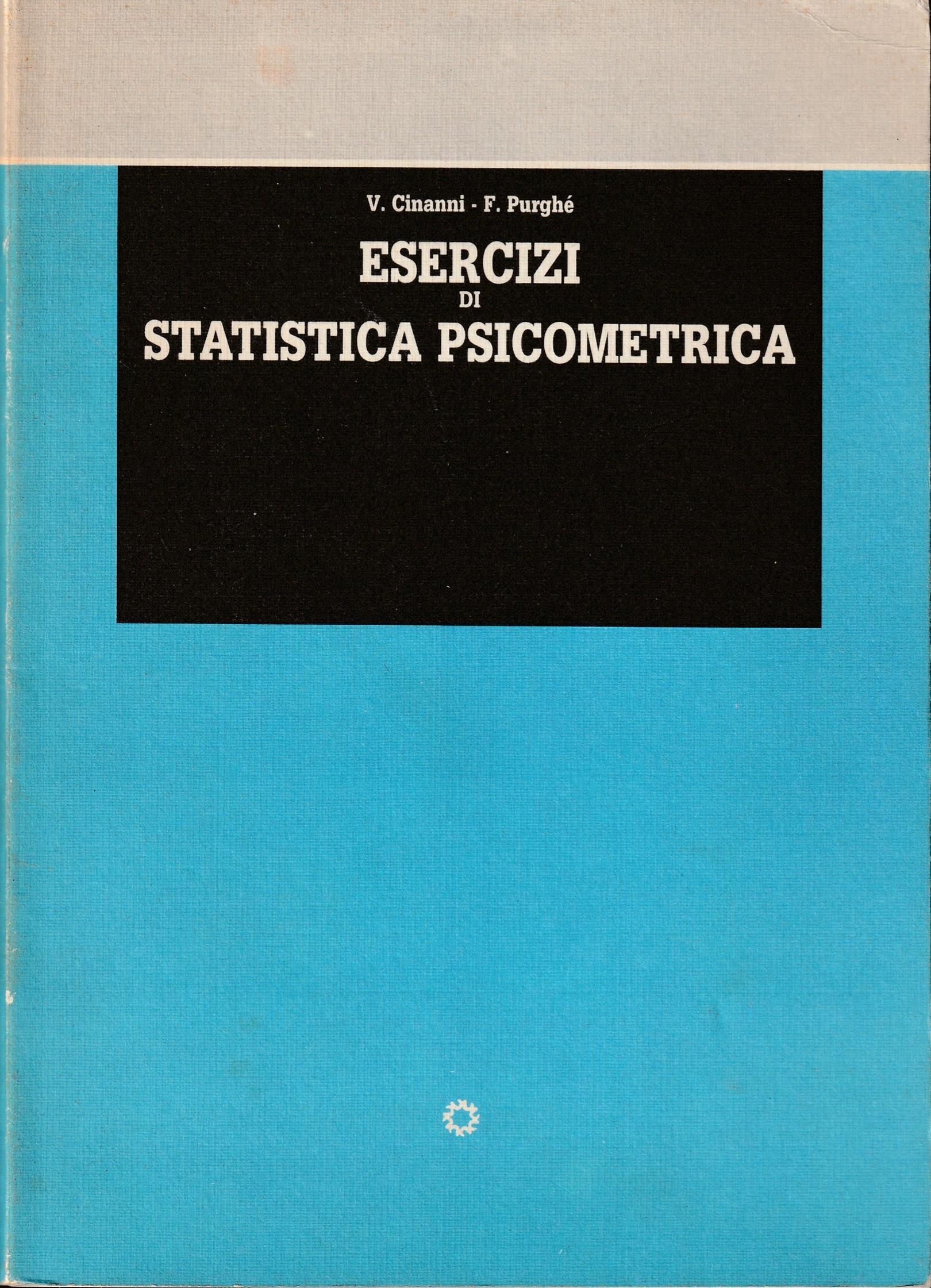 Esercizi di statistica psicometrica