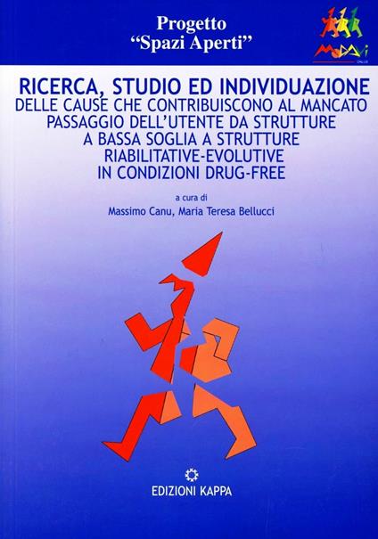 Ricerca, studio ed individuazione delle cause che contribuiscono al mancato passaggio dell'utente da strutture a bassa soglia a strutture riabilitative evolutive... - copertina