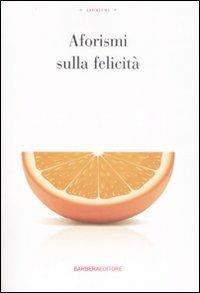 Aforismi sulla felicità - copertina