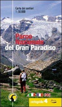 Cartoguida del parco nazionale del Gran Paradiso. La cartoguida dei sentieri 1:50.000. Ediz. illustrata - copertina
