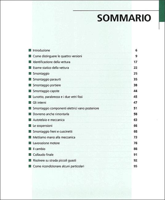 Fiat 500. Guida al restauro. Ediz. illustrata - Italo Grossi,Marcello Lo Vetere - 3