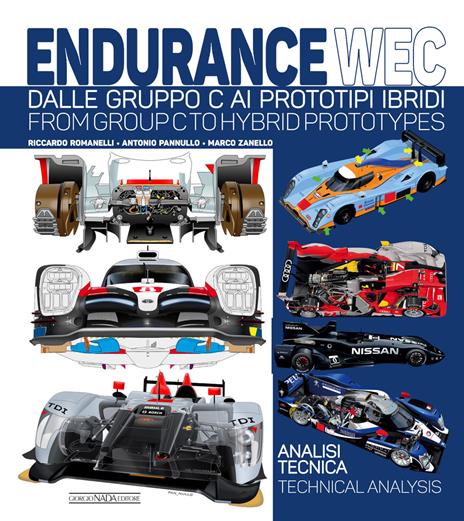 Endurance WEC. Dalle Gruppo C ai Prototipi ibridi. Ediz. italiana e inglese - Riccardo Romanelli,Antonio Pannullo,Marco Zanello - copertina