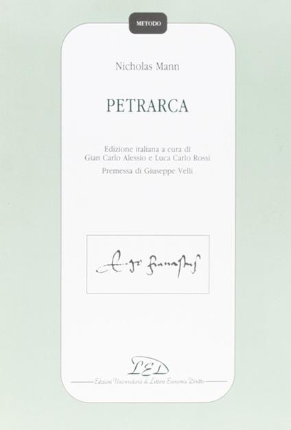 Petrarca - Nicholas Mann - copertina