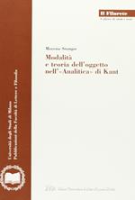 Modalità e teoria dell'oggetto nell'«Analitica» di Kant