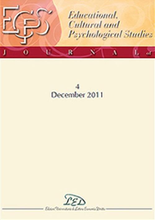 Journal of educational, cultural and psychological studies (ECPS Journal) (2011). Ediz. italiana e inglese. Vol. 4 - copertina