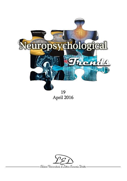 Neuropsychological Trends (2016). Vol. 19 - copertina
