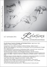 Relations. Beyond Anthropocentrism (2016). Vol. 4\2: Past the human: narrative ontologies and ontological stories.