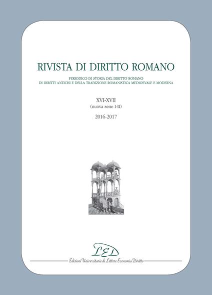 Rivista di diritto romano (2016-2017). Vol. 16-17 - copertina