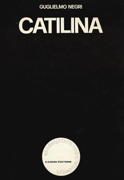 Catilina - Guglielmo Negri - copertina