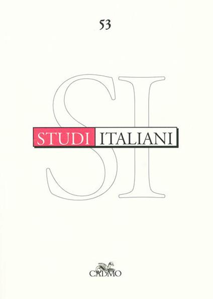 Studi italiani. Vol. 53 - copertina