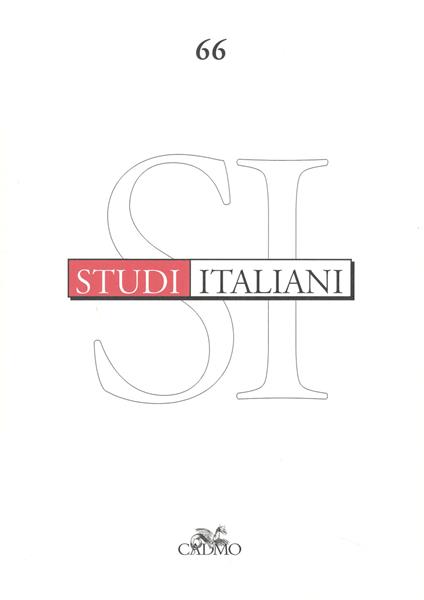 Studi italiani (2022). Vol. 66 - copertina