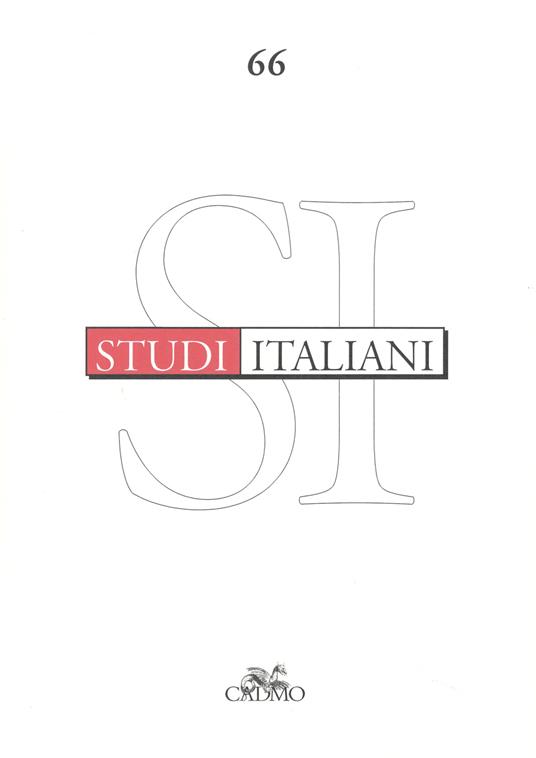 Studi italiani (2022). Vol. 66 - copertina