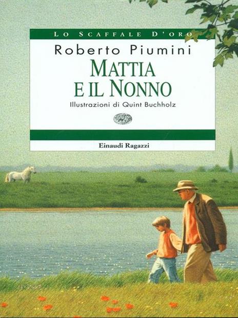 Mattia e il nonno - Roberto Piumini - copertina