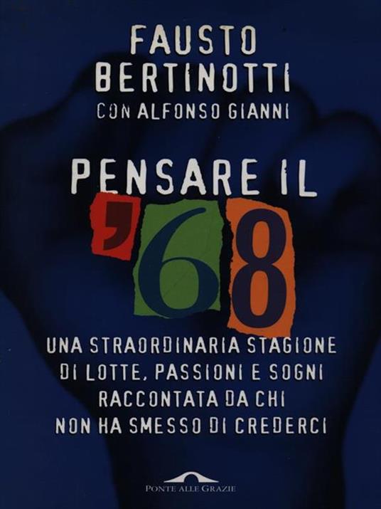 Pensare il '68 - Fausto Bertinotti - copertina
