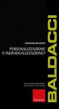 Personalizzazione o individualizzazione? - Massimo Baldacci - copertina