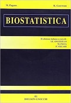 Biostatistica - Marcello Pagano,Kimberlee Gauvreau - copertina