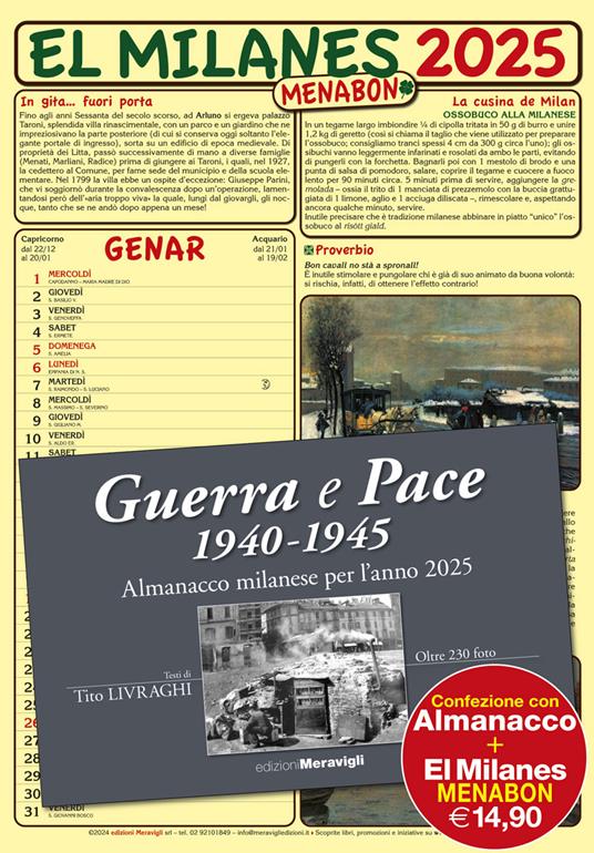 El Milanes Menabon 2025 - copertina
