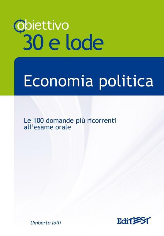 Economia politica - Umberto Iolli - copertina