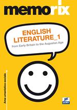 English literature. From early britain to the augustan age. Ediz. italiana. Vol. 1