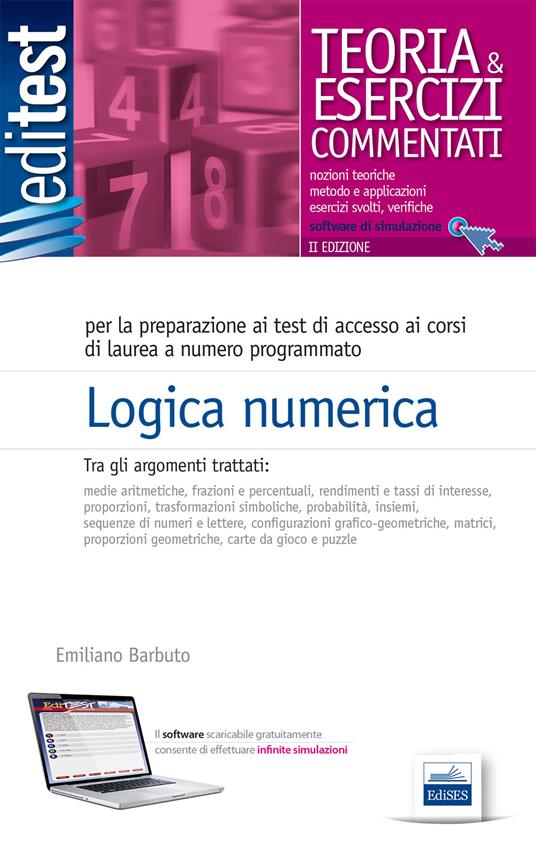 Teoria ed esercizi di logica numerica. Con software di simulazione - Emiliano Barbuto - copertina