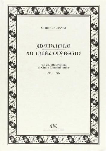 Manuale di cartonaggio - Guido Giannini - copertina