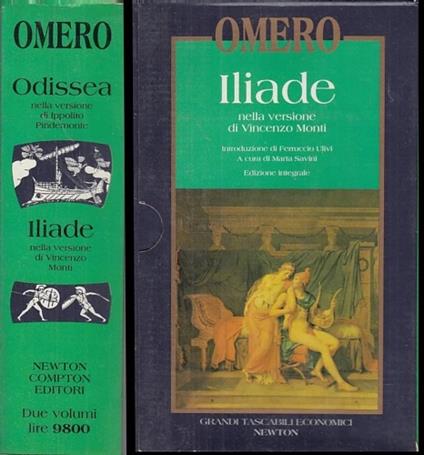 Iliade-Odissea - Omero - copertina