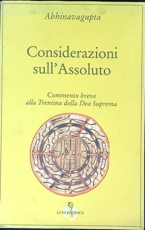 Considerazioni sull'assoluto