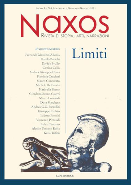 Naxos. Rivista di storia, arti, narrazioni (2021). Vol. 1: Limiti - copertina