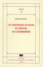 Un ventennio di studi su Rosvita di Gandersheim