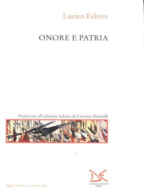 Onore e patria - Lucien Febvre - copertina