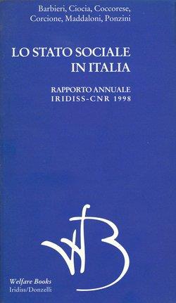 Lo stato sociale in Italia 1998. Rapporto annuale Iridiss-Cnr - copertina