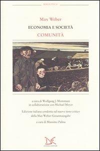Economia e società. Comunità - Max Weber - copertina