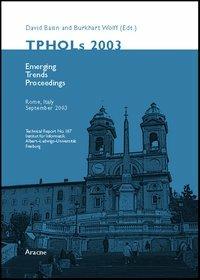 TPHOLS 2003. Theorem proving in higher order logics. 16th International Conference (Rome, september 2003) - David Basin,Burkhart Wolff - copertina