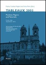 Tableaux 2003. Position papers and tutorial (Rome, 9-12 september 2003)