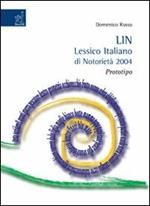 Lin. Lessico italiano di notorietà 2004. Prototipo