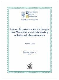 Rational expectations and the struggle over measurement and policymaking in empirical macroeconomics - Giovanni Cerulli - copertina