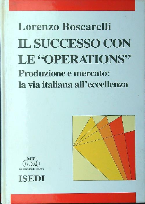 Il successo con le «Operations». Produzione e mercato: la via italiana all'eccellenza