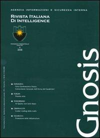 Gnosis. Rivista italiana di Intelligence (2008). Vol. 3 - copertina
