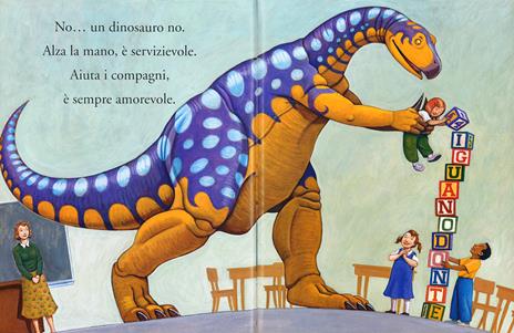 Cosa fanno i dinosauri quando è ora di scuola? Ediz. illustrata - Jane Yolen,Mark Teague - 5