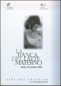 La banca del latte materno - copertina